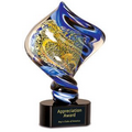 Diamond Twist Art Glass Award